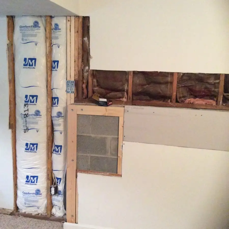 Wall insulation replacement during Contents Cleaning & Restoration in North Weeki Wachee